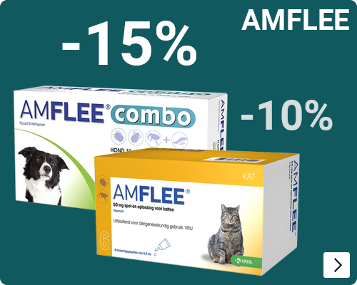 AMFLEE 10% en 15% korting DOG CAT