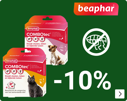 COMBOTEC van Beaphar 10% korting DOG CAT