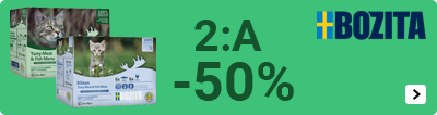 BOZITA KAT NATVOER POUCHESl 2e -50% CAT