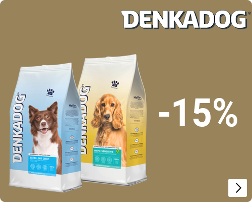 Denkadog hondenvoer alle items 15% korting DOG