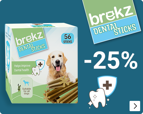 BREKZ DENTALSTICKS 25% korting DOG