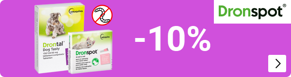 DRONSPOT DRONTAL 10% korting DOG CAT