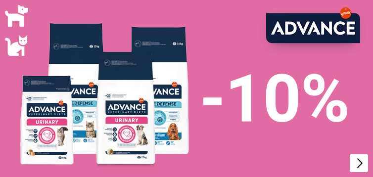 Advance 10% korting, alle landen muv Italie DOG CAT