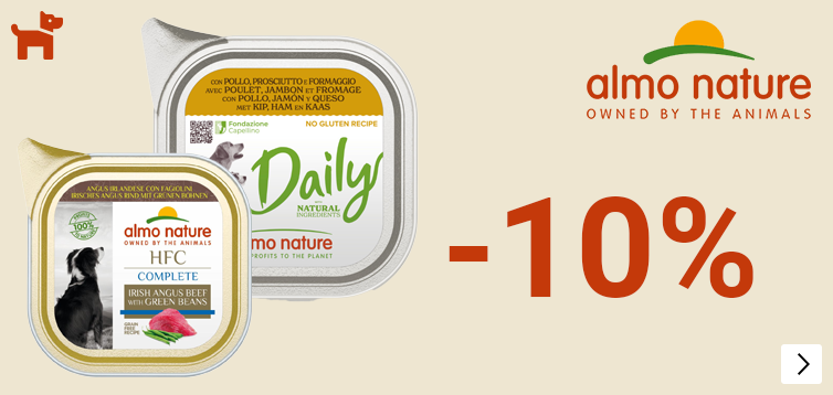 ALMO HOND 10% korting DOG