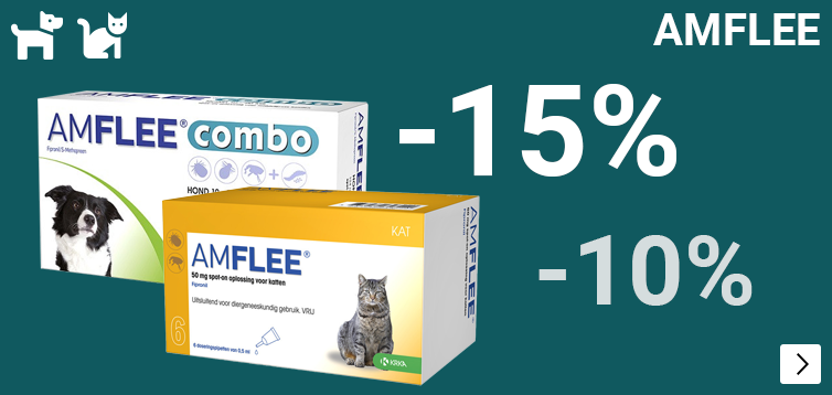 AMFLEE 10% en 15% korting DOG CAT
