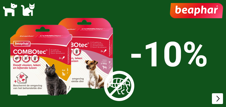 COMBOTEC van Beaphar 10% korting DOG CAT