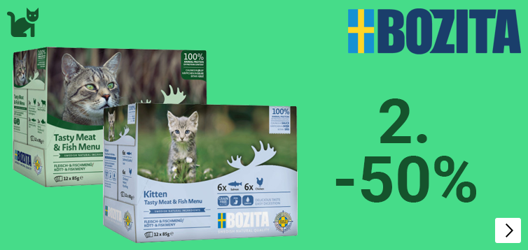 BOZITA KAT NATVOER POUCHESl 2e -50% CAT