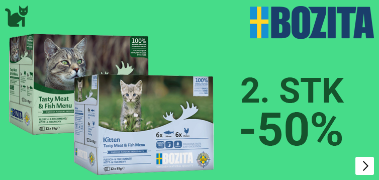 BOZITA KAT NATVOER POUCHESl 2e -50% CAT