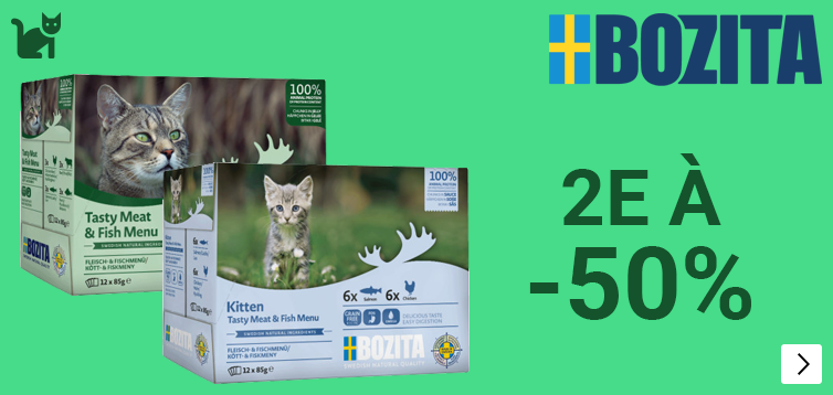BOZITA KAT NATVOER POUCHESl 2e -50% CAT