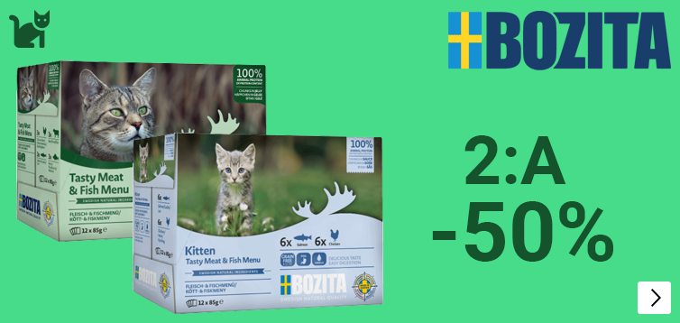 BOZITA KAT NATVOER POUCHESl 2e -50% CAT