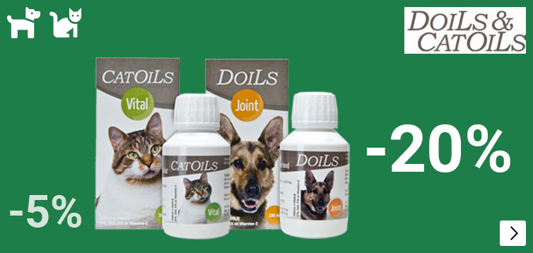 DOILS CatOil 5% korting en DoiLs 20% korting DOG CAT