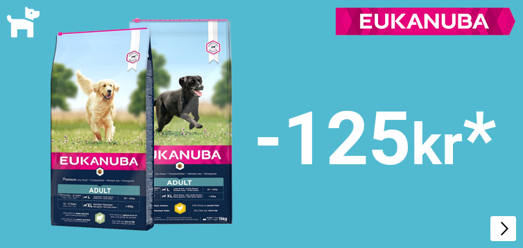 Eukanuba 12 en 15kg diverse varianten multi buy € 15 korting per 2 zakken DOG