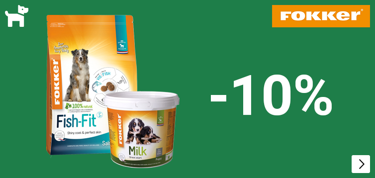 FOKKER HOND 10% korting DOG