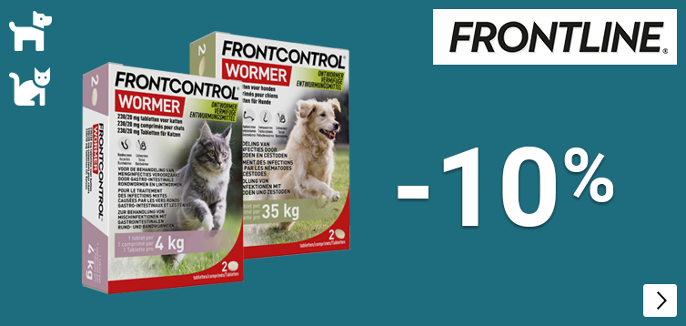 FRONTCONTROL 10% korting DOG CAT