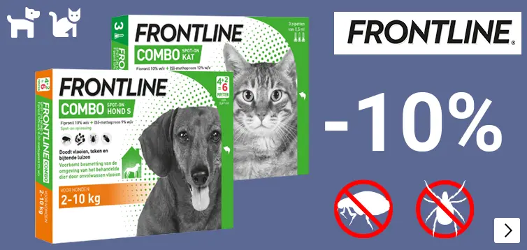 FRONTLINE 10% korting DOG CAT