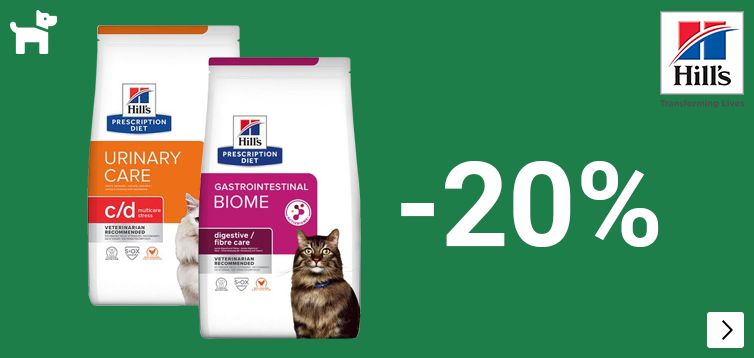 Hill's Prescription Diet diverse varianten kat 2e zak 20% korting LET OP MAAR 2 WEKEN