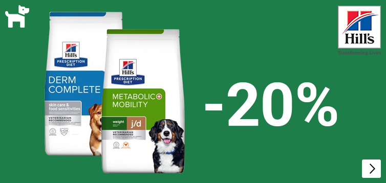 Hill's Prescription Diet diverse varianten hond 2e zak 20% korting LET OP MAAR 2 WEKEN