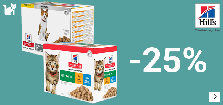 Hill's Science Plan natvoer kat 2e tray halve prijs