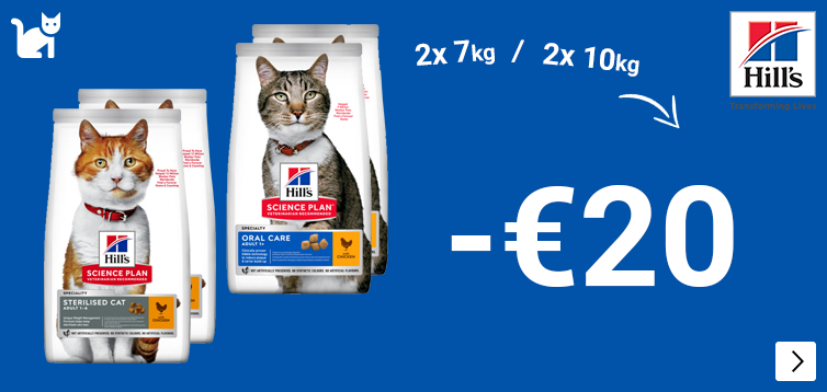 Hill's multibuy life care kat div grootverpakkingen € 20 per 2