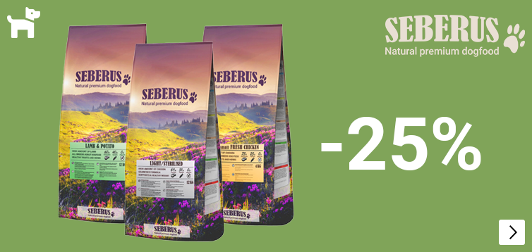 SEBERUS KLEINVERPAKKING 25% korting DOG