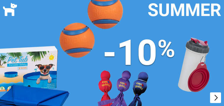 ZOMERVOORRAAD 10% korting DOG
