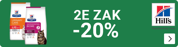Hill's Prescription Diet diverse varianten kat 2e zak 20% korting LET OP MAAR 2 WEKEN