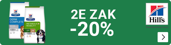 Hill's Prescription Diet diverse varianten hond 2e zak 20% korting LET OP MAAR 2 WEKEN