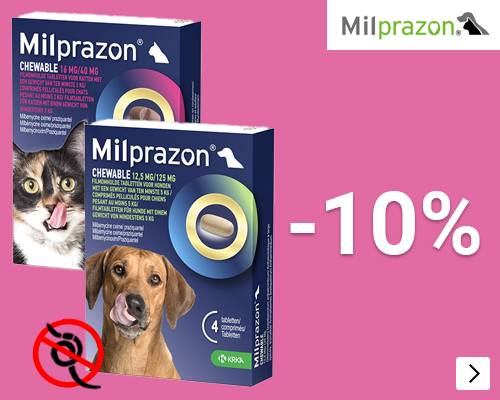 MILPRAZON 10% korting DOG CAT