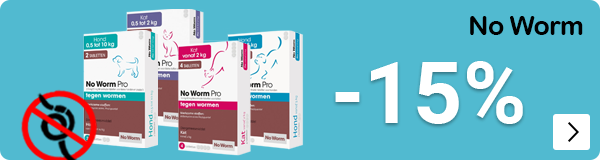 NO WORM PRO 15% korting DOG CAT
