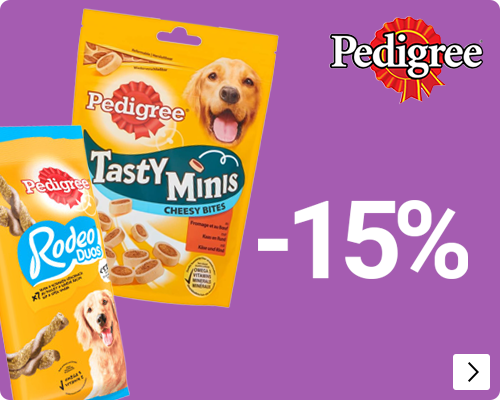 Pedigree diverse snacks 15% korting DOG