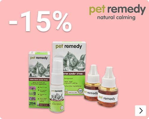 PET REMEDY 15% korting DOG CAT