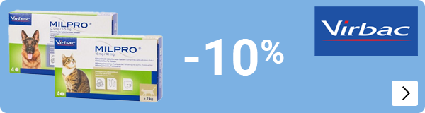 MILPRO van Virbac 10% korting DOG CAT