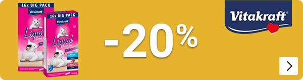 VITAKRAFT LIQUID 20% korting CAT