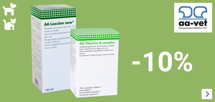 AA-VET 10% korting DOG CAT