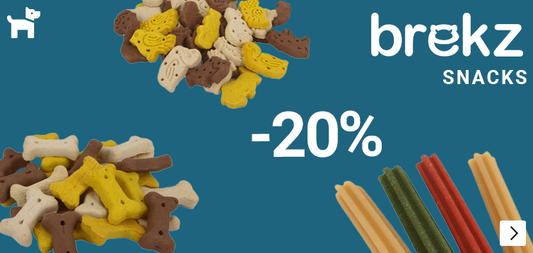 BREKZ SNACKS 20% korting DOG