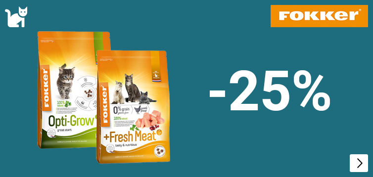 FOKKER KAT 25% korting CAT