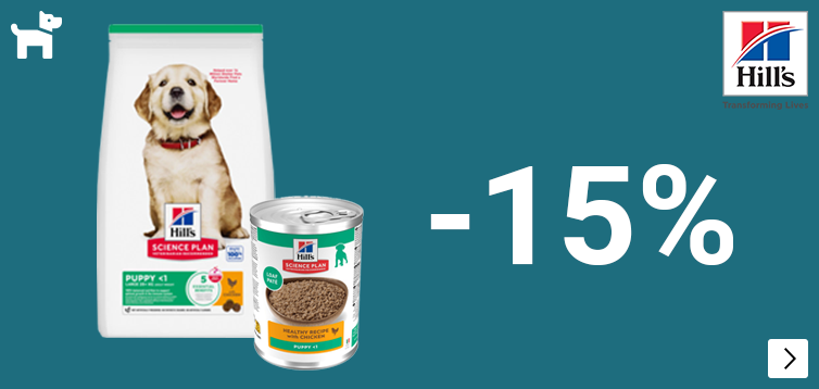 Hill's Life Stage puppy voer 15% korting DOG