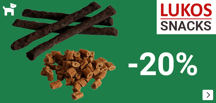 LUKOS snacks 20% korting DOG