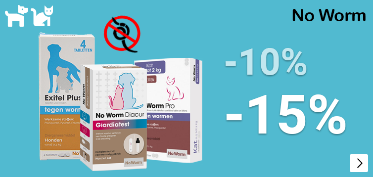 NO WORM tot 15% korting DOG CAT