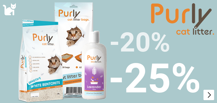 PURLY tot 25% korting CAT