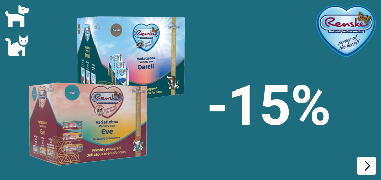 RENSKE VARIATIEBOXEN 15% korting DOG CAT