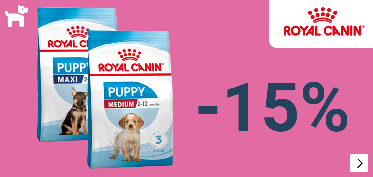 Royal Canin Start of Life honden grootverpakkingen 8 -15kg  15% korting DOG