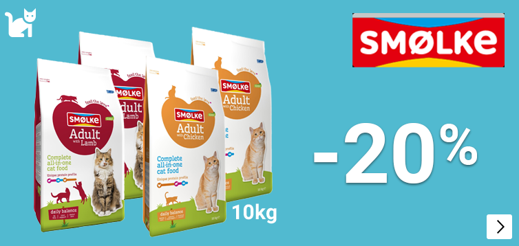 Smølke kattenvoer 10kg bundels 20% korting CAT