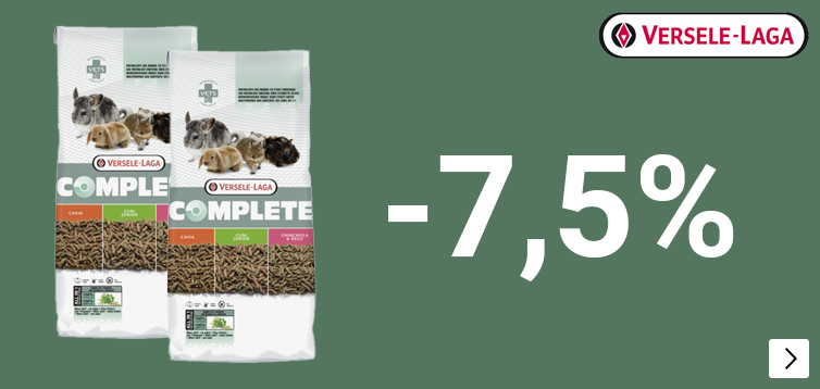 Versele laga Complete diverse varianten knaagdiervoer 7,5% korting