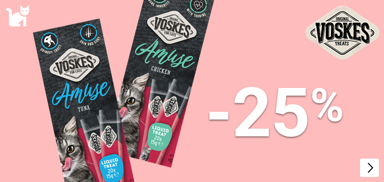 VOSKES LIQUID SNACKS 25% korting CAT
