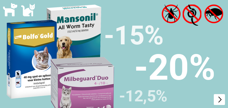 PARACITAIRE MAAND DIV DOG CAT