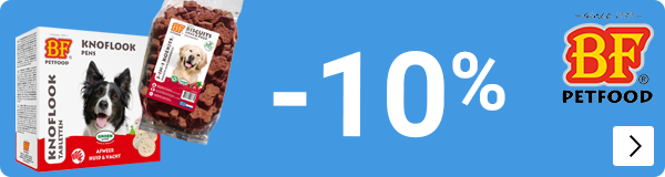 BF PETFOOD SNACKS 10% korting DOG