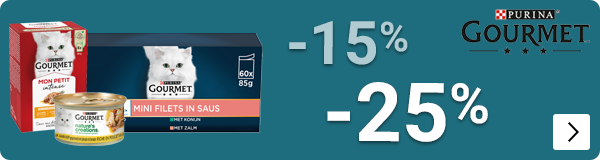Gourmet mon petit, perle of natures creations tot 25% korting CAT