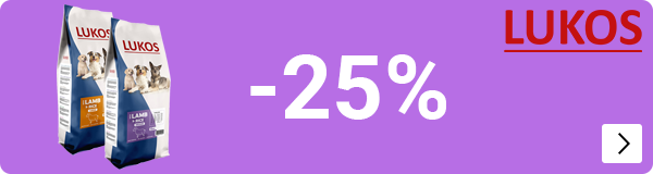 LUKOS droogvoer 25% korting DOG