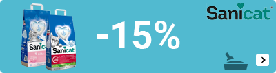 KATTENBAKVULLING SANICAT 15% korting CAT